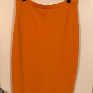 NY&Co Eva Mendez back seam midi pencil skirt